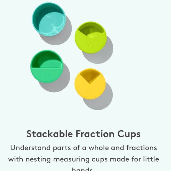LOVEVERY Stackable Fraction Cups - The Analyst Play Kit Months 46, 47, 48 - Picture 3 of 3